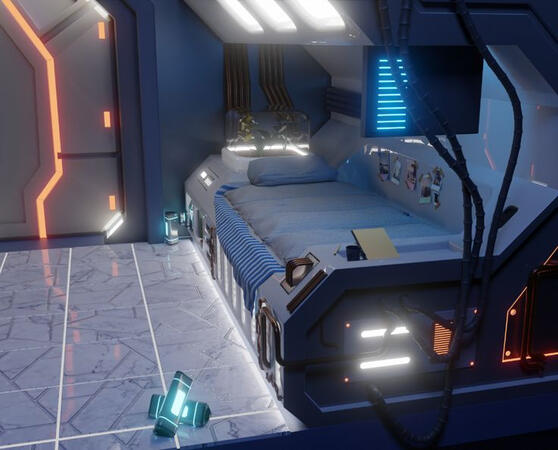 Living Quarters Area tempat tinggal untuk Cosmic Operatives dan The Radiants.